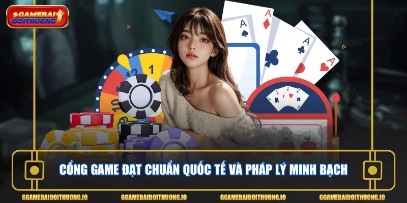 Cổng game đạt chuẩn quốc tế và pháp lý minh bạch